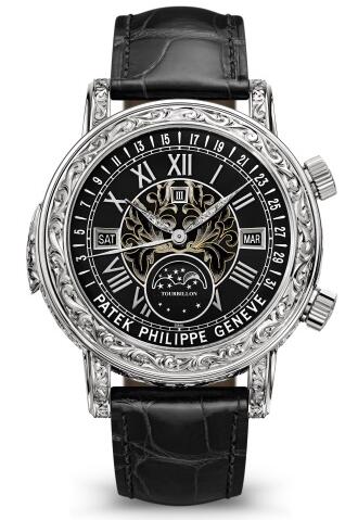 Patek Philippe Grand Complications SKY MOON TOURBILLON 6002G-010 Replica Watch